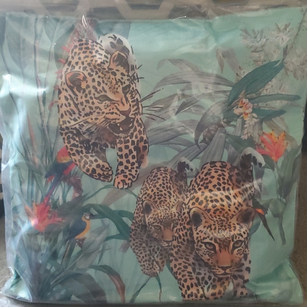 Frontgate gorgeous digital print animal pillow